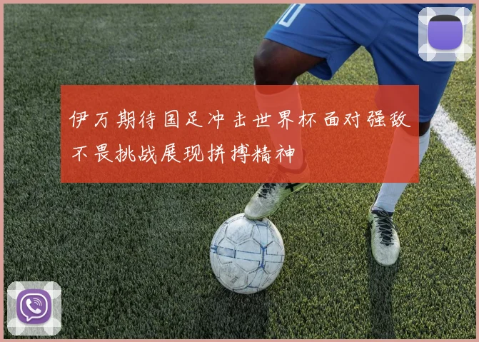 伊万期待国足冲击世界杯面对强敌不畏挑战展现拼搏精神